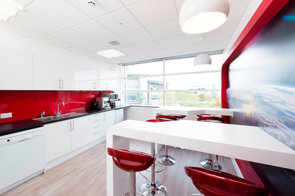 breakout area office fit-out and refurbishment